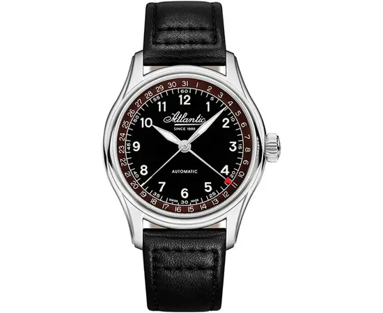 Мужские часы Atlantic Worldmaster Automatic Pointer Date 52782.41.93, фото 