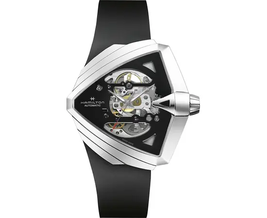 Мужские часы Hamilton Ventura XXL Skeleton Auto H24625330, фото 