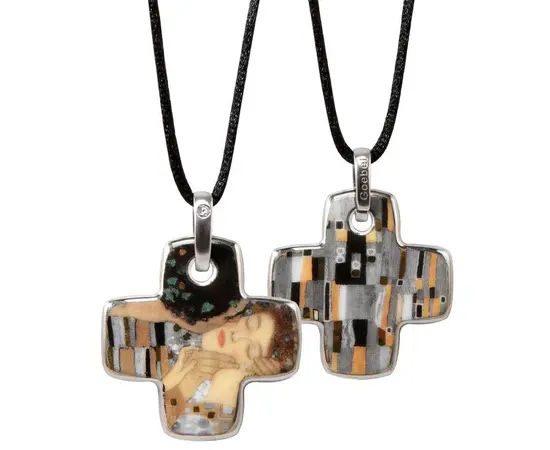 GOE-67045081 The Kiss - Necklace Orbis Klimt Goebel, зображення 