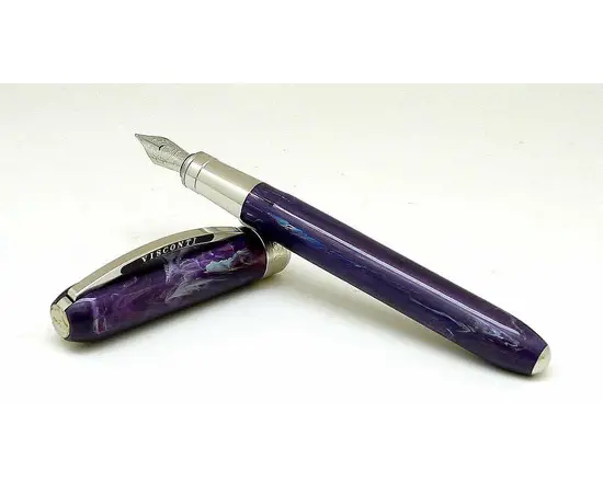 48243A10FP Rembrandt Purple Steel FP Пір'яна ручка Visconti, зображення 2
