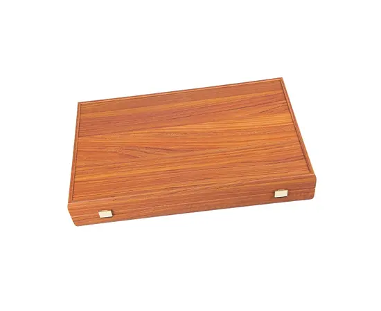 BXL1MM Manopoulos Handmade Wooden Backgammon Mahogany Replica with Walnut & Oak points with Sideracks 48x30cm, фото 3