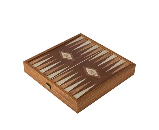 CBLS34E Manopoulos Chess/Backgammon/Ludo/Snakes - Classic Style design in Walnut replica wooden case, зображення 3