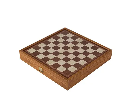 CBLS34E Manopoulos Chess/Backgammon/Ludo/Snakes - Classic Style design in Walnut replica wooden case, зображення 4