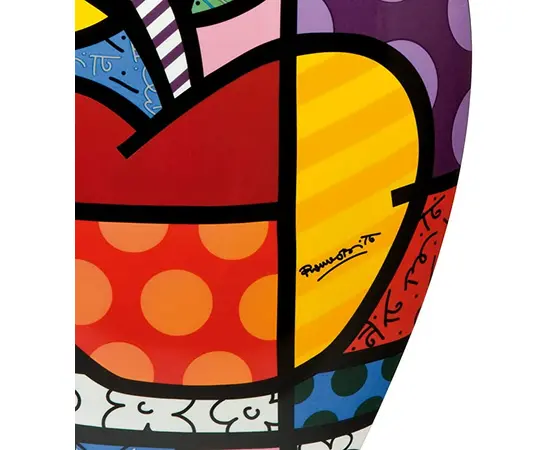 GOE-66452051 Pop Art Romero Britto Vase Big Apple Goebel, зображення 2
