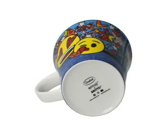 GOE-66460071 I Love You - Coffee/Tea Cup 0.35 l Pop Artist Romero Britto Emojis, зображення 6